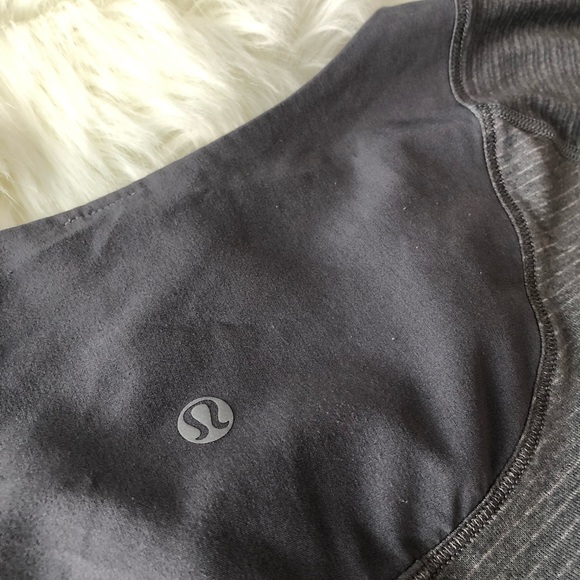 SOLD! Lululemon Turn It Up Long Sleeve 8 Slate - Picture 5 of 7